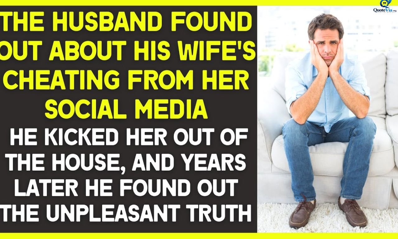 Painful message to a cheating husband about heartbreak and broken trust