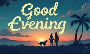 Good evening message for her with romantic and sweet evening wishes